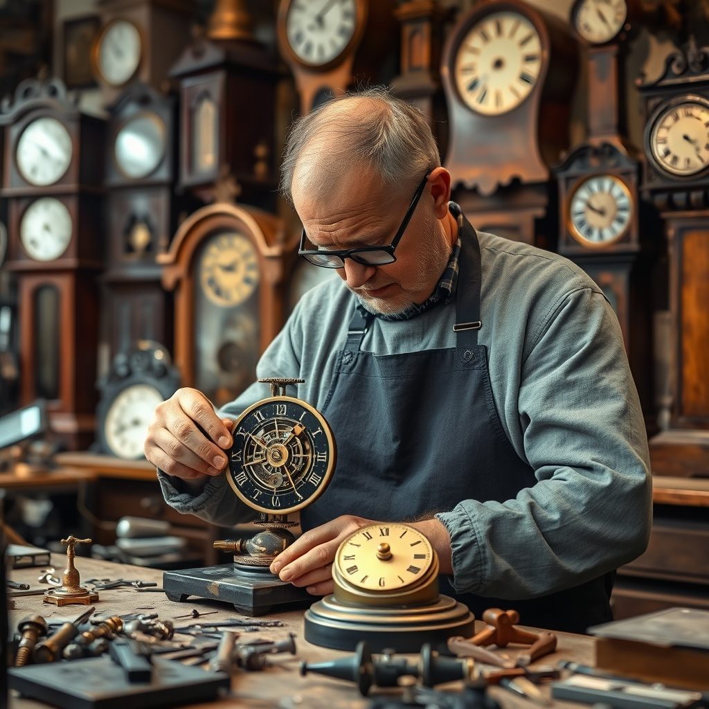Restauro de relógio vintage